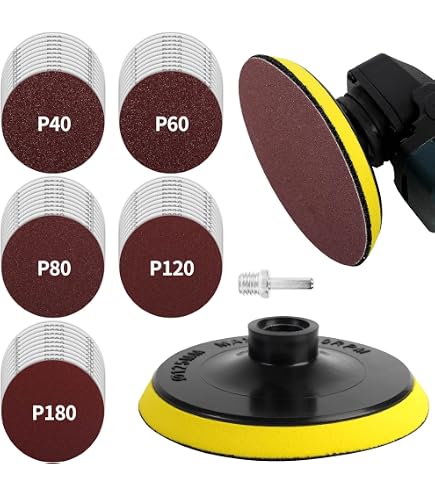 RODOPI RedDevil Dischi Abrasivi 125 Mm Per Levigatrice Orbitale - Grana K240, Zirconio, 8 Fori, Per Metallo E Acciaio
