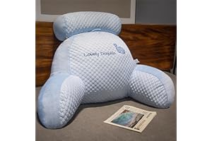 YCYATS Mivoza RüCkenkissen Bett, Chill Wave Kissen, Chillwave Rückenkissen (XL(70 x 50 x 25 cm), blau)