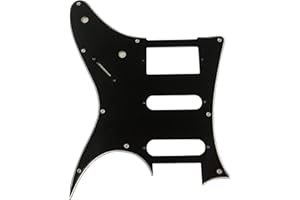 XINMAISUJIAO Pickguard personnalisé pour guitare Ibanez RG40 HSS Style (3 plis) Noir