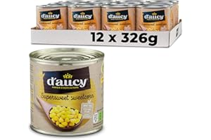 D'Aucy Sweetcorn 326g (Pack of 12)