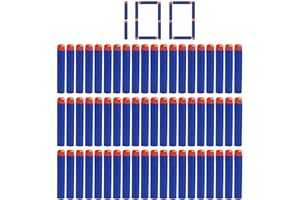 HYNXM 100 Pcs 7.2cm Blue Refill Darts Foam Bullet Darts, Toy Gun Darts Refill, Foam Darts