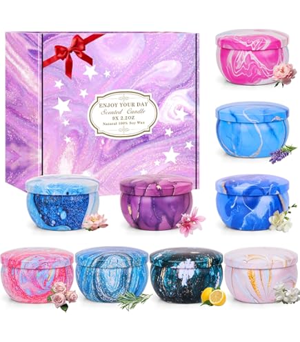 Set 9 Candele Profumate Alla Soia - Aromi Naturali, Ideale Per Relax E Regali - Foto 9