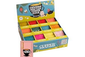 ‎CUPPER CUPPER Bio Tee Probierbox – 180 Teebeutel, 11 Sorten Kräuter-, Früchte- & Grüntee – Fair Trade, plastikfrei, buntes Geschenkset für Teeliebhaberinnen