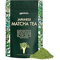 Heapwell Superfoods Japanese Matcha Green Tea Powder, 50g (50 Servings) | Sourced from Shizuoka, Japan