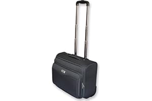 Ormi /Lumi Valigia Piccolo Leggero Pilota Business in Poliestere 42x25x35, 30 Litri 2 Ruote, Con Tasca PC, Pilota Bagagli a Mano