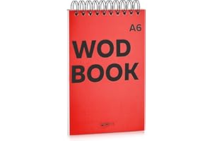 PROFIT SPORT JOURNALS WODBOOK A6 Crossfit Training Journal by Profit - WOD Logbook - Cross Training Tracking Diary - WOD Book | 140 Pages - Track 125 WODs | Designed to Track Your Strength, Conditioning and Skills