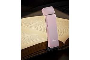 86lux Lampada da Lettura, Luce Lettura Ricaricabile USB con 3 modalità, Lampada Luce Libro Portatile Pink