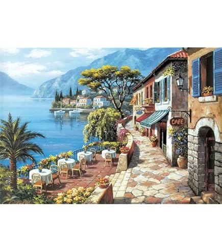 Xinpinzhou Canevas Broderie Point De Croix Kit Complet Adulte