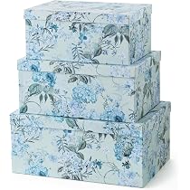 Soul & Lane Dekorative Aufbewahrungsboxen Mit Magnetverschluss – Set Aus 3 Kartonboxen (schwarz-weiß), Stapelbar
