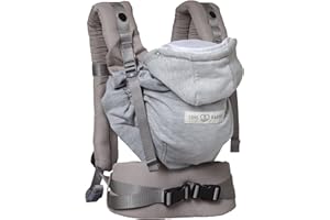 LOVE RADIUS Porte-bébé HoodieCarrier 2 - Gris Athlétique