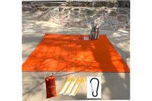 GooD ELEMENT, Compact picnic blanket 200x200, Beach mat sand free waterproof, Sunbathing mat, UV protected sun shade, Beach sheet, Beach blanket sandproof extra large, Beach mats, Beach accessories