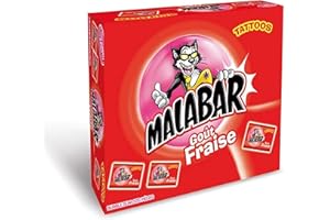 Vidal Malabar Bonbons Fraise Boite de 200 Pièces