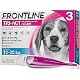 FRONTLINE Triact, 3 Pipette, Cane M (10-20Kg), Antiparassitario per Cani e Cuccioli di Lunga Durata, Protegge il Cane da Pulc