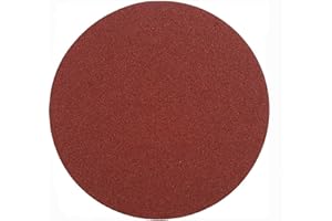 Secwell 25 Piezas Papel de Lija de 150mm Discos para Lijas Autoadhesivos Grano P180 Lija Abrasivos sin Agujeros