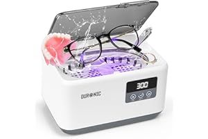‎DURONIC Duronic UC60 Myjka ultradźwiękowa do okularów 50W do okularów biżuterii protez kosmetyczna sterylizator kosmetyczny 90-600 sek min 600ml