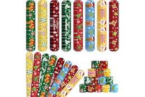 VEYLIN Lot de 24 bracelets de Noël pour enfants, pour cadeaux de Noël, cadeaux de fête, prix en classe