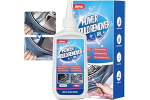 Jevvu Mould Remover, 150ml Mould and Mildew Removal Gel, Household Magic Black Mold Cleaner for Washing Machine, Grout, Tile, Refrigerator, Windows, Bathroom, Kitchen Sink Stain