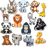 RufaStories Forest Animal Fridge Magnets for Kids – 14 Pieces Strong, Waterproof, Durable Woodland Animal Magnets for Refrige