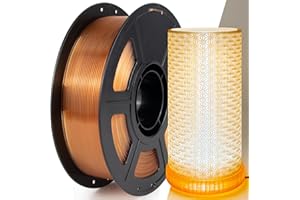 IEMAI PETG filament, przezroczysty PETG jasnobrązowy, High Speed filament do drukarki 3D PETG 1 kg, filament PETG 1,75 mm, dokładność wymiarowa +/- 0,02 mm, filament PETG 1,75