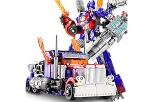 RUNUP Transformers Playset, Transformers Optimus Prime+ Weapon, Transformers Car Toy, Cadeau De NoëL Et d'anniversaire, pour Tous Les Enfants