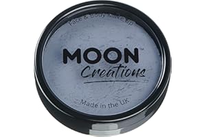 Moon Creations profesjonalna, aktywowana wodą farba do twarzy – ciemnoszara