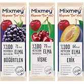 Mixmey Ekşi Sever Meyve Barı &ndash; 12 Adet | Sağlıklı Atıştırmalıklar &ndash; Vegan, Glutensiz (20GR X 12 ADET)