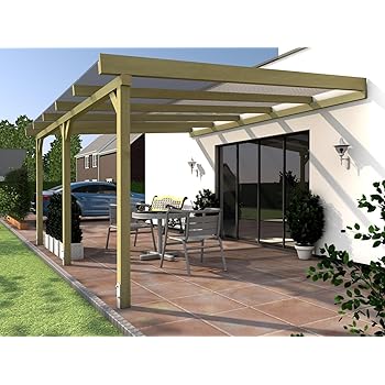 Amazon.de: Terrassenüberdachung RÜGEN I Wintergarten 500 x 400 cm