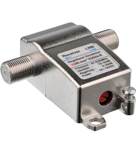 PROMHD12M Mastkopfverstärker UHF 2-Wege 10 DB - Antennen Verstärker