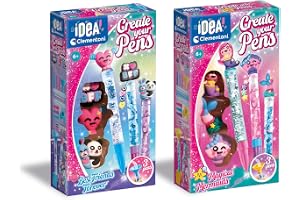 Clementoni Idea - Create Your Pens Bundle 6 Penne Mermaids e BFF, 83216