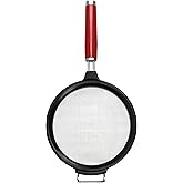 KitchenAid Sieve, Mesh Strainer, Medium 17.5 cm, Empire Red