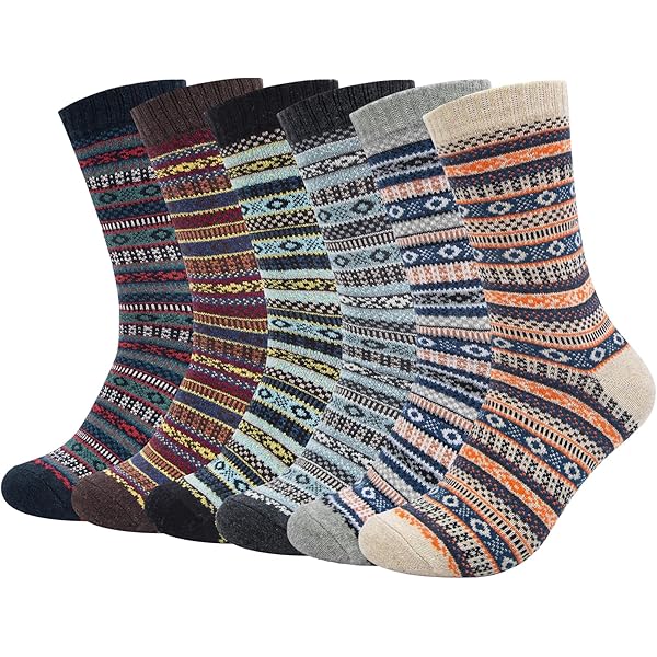 Calze Spesse Per Escursionismo Niorasen Calze Termiche Donna, Calzini Donna Di Lana Calda, Calzini Donnas Invernali Traspiranti, San Valentino Per Lei 6 Paia 35-38 39-42 Calze Termiche Trekking