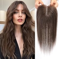Haarspitze Mit Seitlichem Pony – 40,6 Cm, Weinrot, Mit Clips, Für Mehr Volumen & Dünner Werdendes Haar