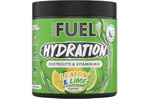 APPLIED NUTRITION BodyFuel Hydration Electrolyte & Vitamin Powder - Natural Energy & Reduces Tiredness & Optimise Hydration (210g - 30 Servings)(Lemon & Lime)