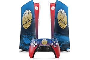 FFRAME Sticker PS 5 Foot, Autocollant pour PS 5 Foot, Console et Manette, Edition Slim Digitale, Skin Paris PS 5 (1 Manette)