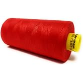 G&uuml;termann Mara Nr.120 &ndash; Sewing Thread, 1000 m Length, Red, Mara 120