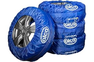 alca Germany Car Spare Wheel Covers Tyre Carry Bags 16"-22" Large Storage Transport Protectors Set of 4 A563410