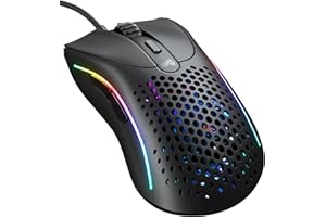 GLORIOUS PC GAMING RACE Glorious Gaming Model D 2 Ratón Gaming con Cable - ergonómico, superligero 58 g, Sensor óptico 26K, 6 Botones programables, 80 Millones de clics, FPS, MMO, MOBA, Battle Royale - Negro Mate