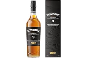‎BOWMORE Bowmore 9 Jahre, Islay Single Malt Scotch Whisky, mit Geschenkverpackung, fruchtig und subtil rauchig, 40 Prozent Vol, 0,7 l