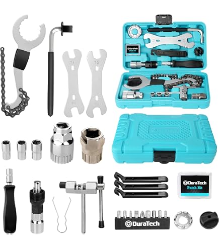 Kikkerland CD119 - Kit De Réparation Crevaison Vélo - Coffret Métal - NEUF