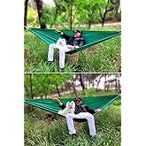 Bundera Kamp Hamağı Piknik Hamağı Bah&ccedil;e Balkon Outdoor Kamp Salıncak Hamak (Yeşil)