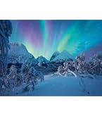 Lais Puzzle Catedral Del Mar De Hielo Tromsø Noruega Con Aurora Boreal 1000 Piezas