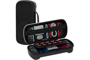 TXWLLIU Tragetasche für Nintendo Switch 2 Konsole 2025, Harte Tragbare Eva Reisetasche mit 10 Spielkartensteckplätzen für Switch 2, Schwarz