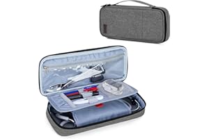 Trunab Torba stetoskopowa Szary piórnik z kieszenią wewnętrzną, kompatybilna z 3M Littmann/MDF/ADC i innymi akcesoriami, osłona stetoskopu Torba transportowa Stetoskop