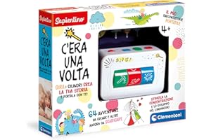 Clementoni Sapientino - C'era Una Volta, Gioco Educativo Bambini 4+ Anni, Storyteller con Rulli per Creare e Ascoltare 64 Storie con Personaggi e Ambientazioni Diverse, Lingua Italiana, 17410
