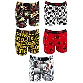 TEET Men's Boxer Cotton Patterned DeLuxe Set of 5