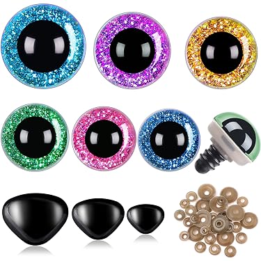 Puppenaugen BJD 8 Stück Puppenaugen Oval & Hohl – 4 Farben, Größen 5-10 Mm, Für BJD Puppen & DIY Ugly Dolls