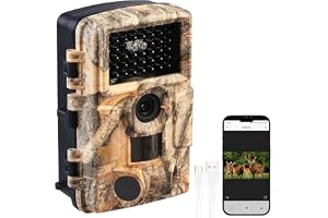 VisorTech WK-605.app Full HD-viltkamera med WiFi, 3 PIR-sensorer, mörkerseende, färgdisplay, IP66