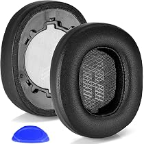 Coussinets De Rechange Pour Casque JBL Live 670 NC – Cuir Protéiné Et Mousse Mémoire De Forme – Noir – Confort Amélioré Et Isolation Acoustique