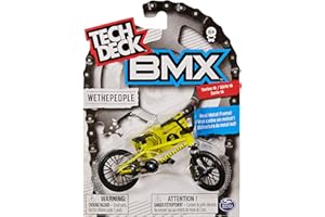 Tech Deck, BMX-Fingerfahrrad, authentisches Mini-BMX für actionreiche Stunts, original Artwork bekannter Marken, für Fingerakrobaten ab 6 Jahren, Zufallsauswahl: keine bestimmte Sorte wählbar