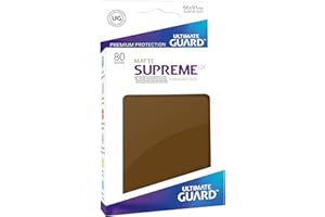 Ultimate Guard UGD010567 Supreme UX Sleeves, standardowy rozmiar, matowy brązowy